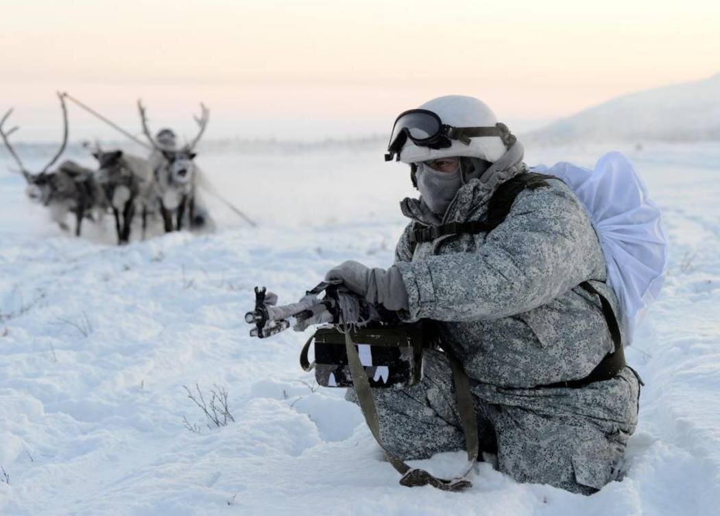 Российские военные в Арктике