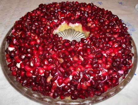 Салат Гранатовый браслет пошаговый рецепт