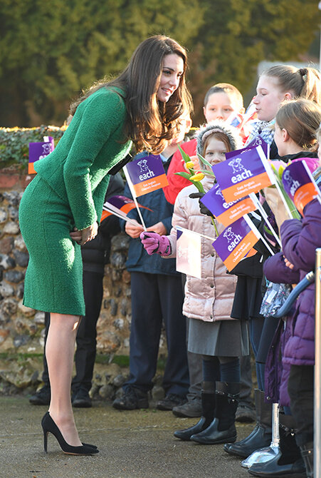 Кейт Миддлтон. 2017 год, посещение хосписа в городе Куиденхам