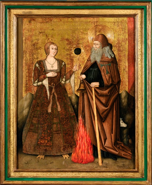 "Искушение Св. Антония", Пере Жирард, 1470-е. (с) Из частной коллекции 