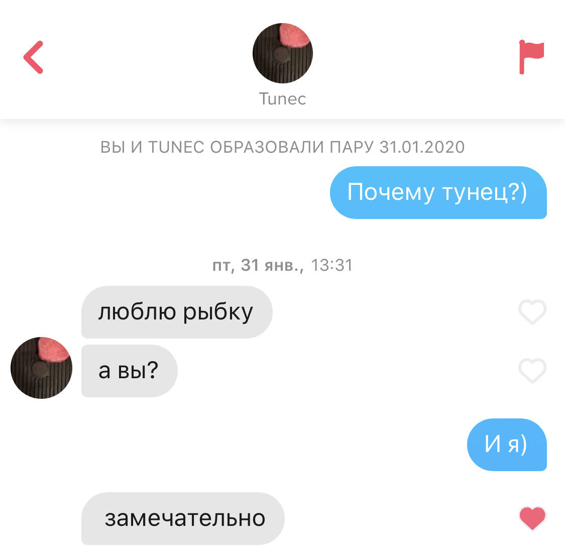 Да, его зовут тунец и на фото тунец