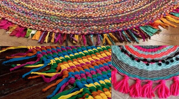 И круг,  и прямоугольник - в бохо-шик)))