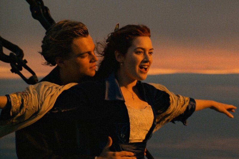 Сцена из к/ф Титаник.