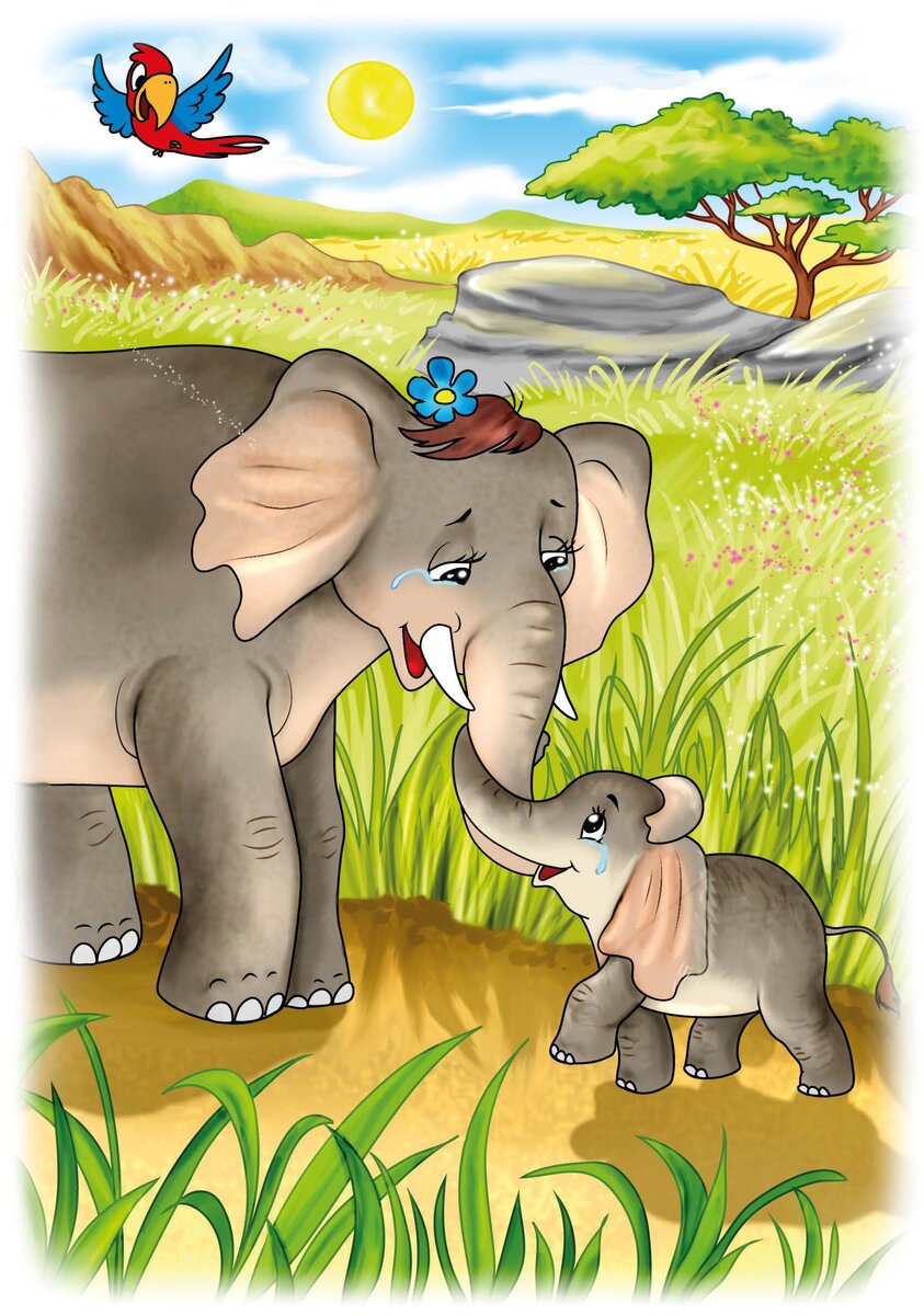 Рисунок из книги. Художник А. Дьяченко