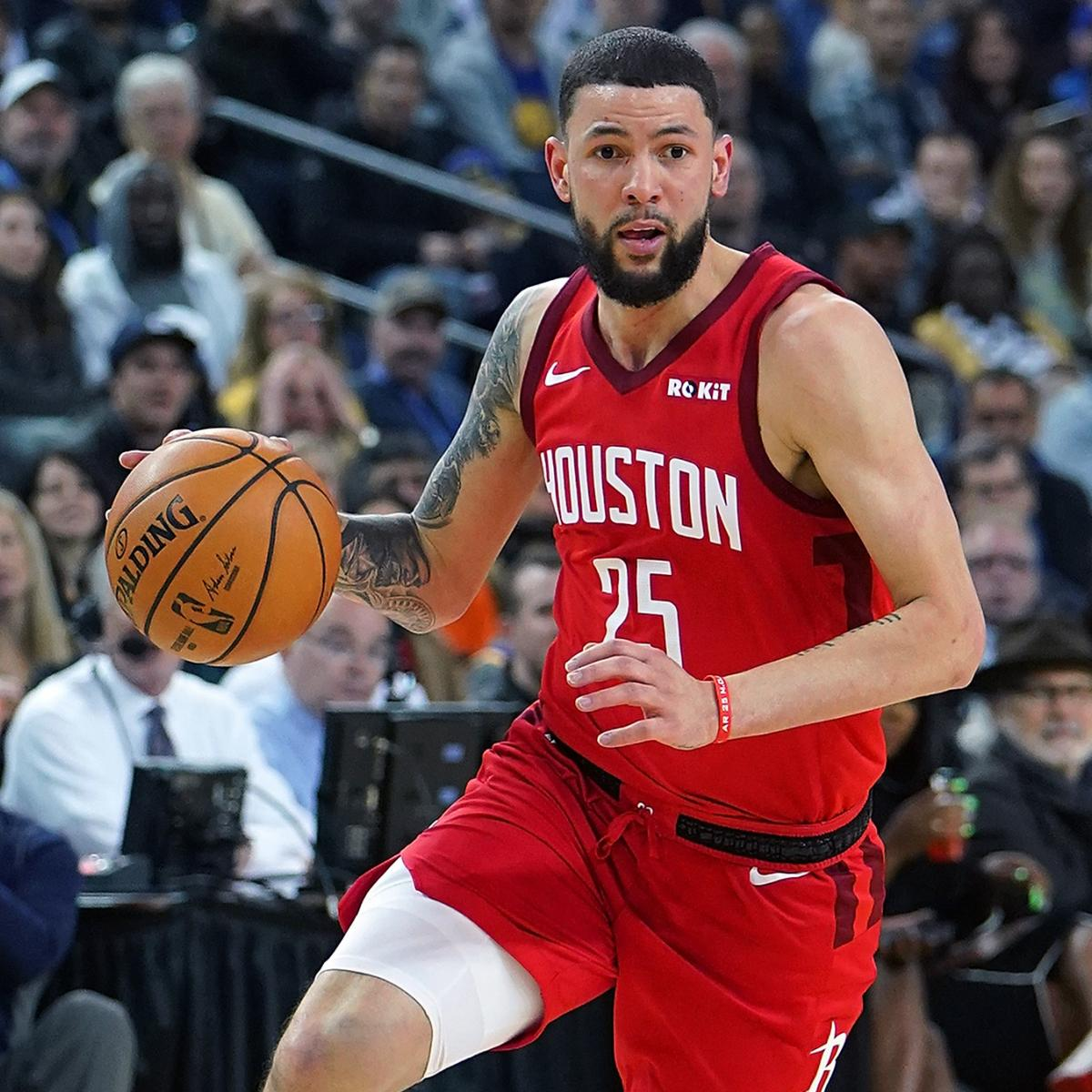 Остин Риверс, американский профессиональный баскетболист, выступающий за команду Национальной баскетбольной ассоциации «Хьюстон Рокетс»