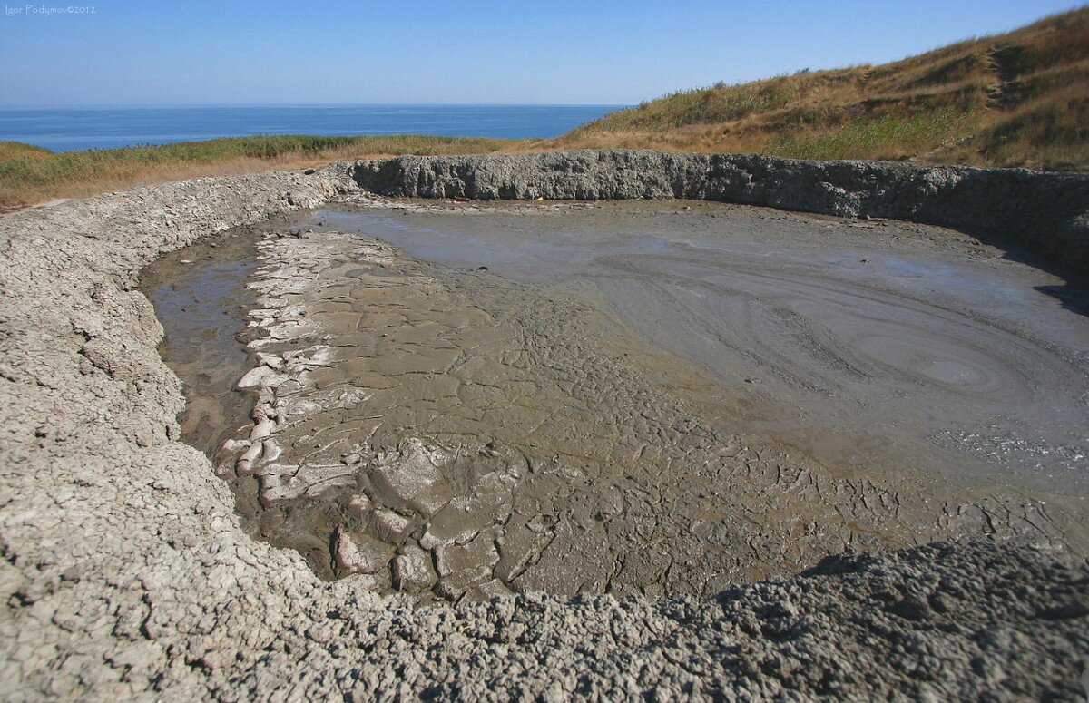 Вулканическая грязь в поселке Кучугуры