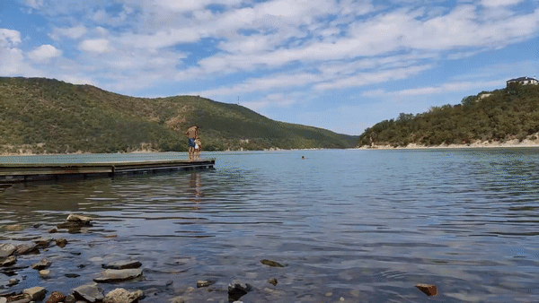 Прыгаем с пирса