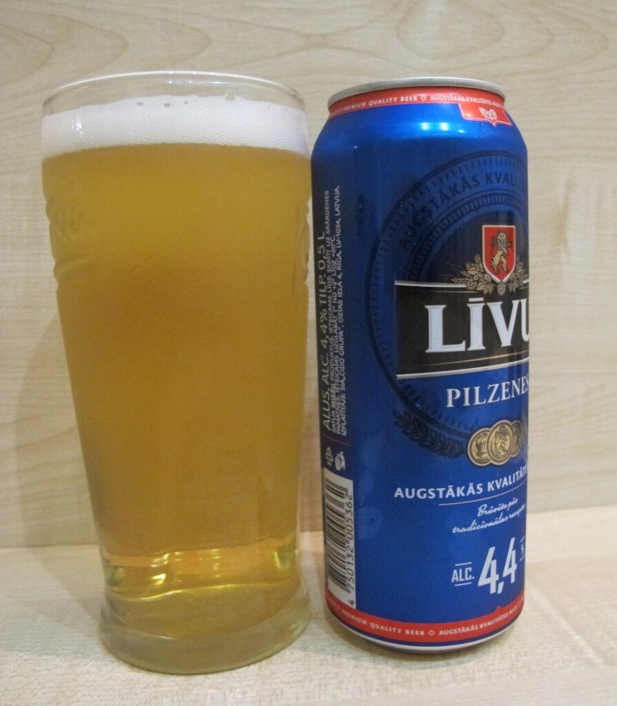 Пиво Livu pilzenes