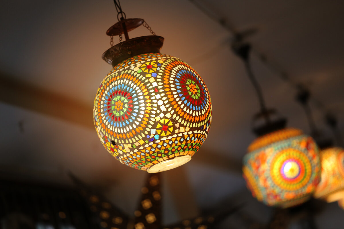 свет в кафе, мои фото