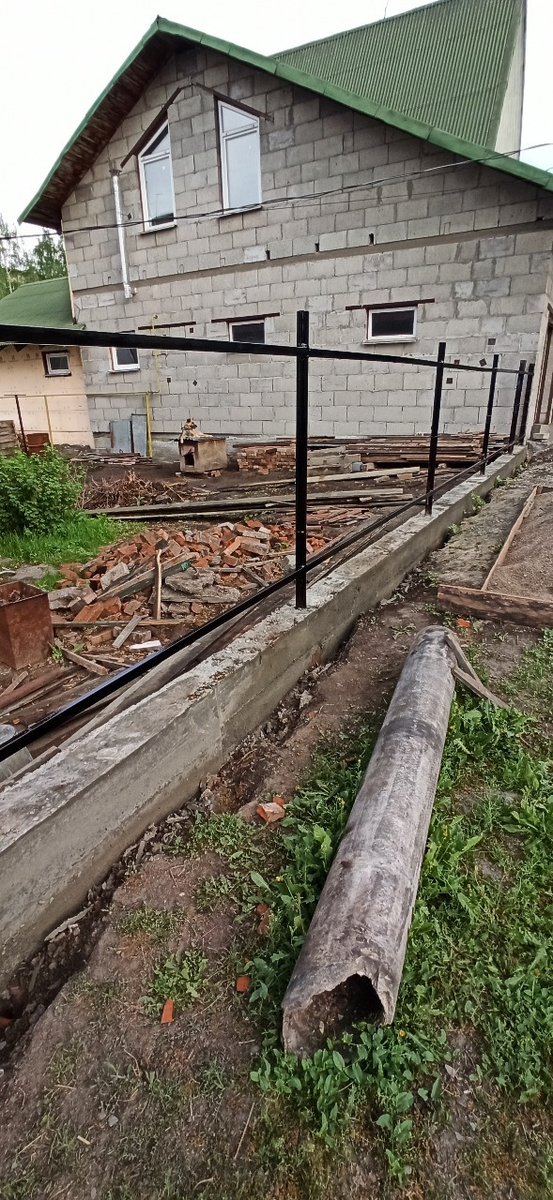 Фото автора. А зачем мне асбестовая труба? 