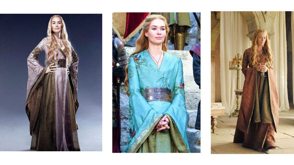 платья Серсеи в начале сериала