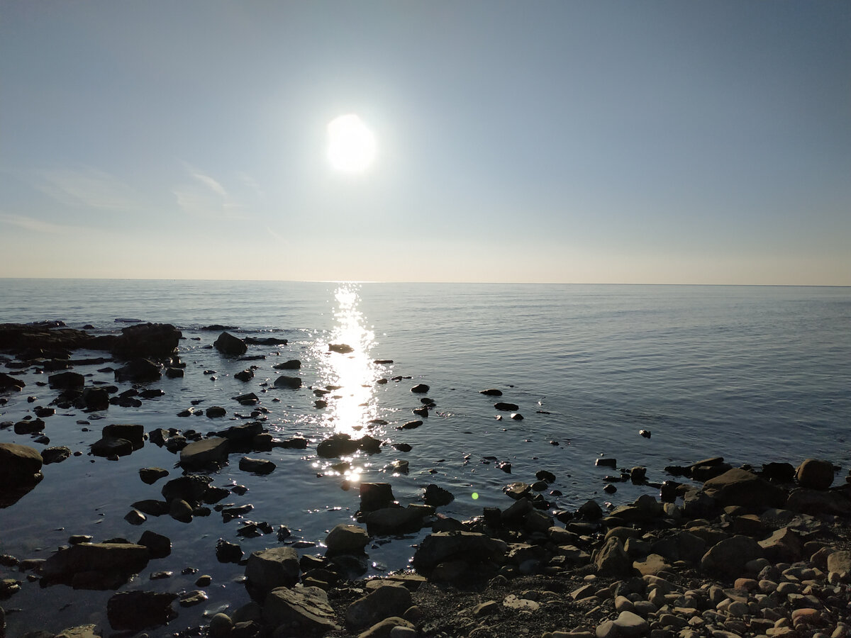 Черное море в январе 2021г.