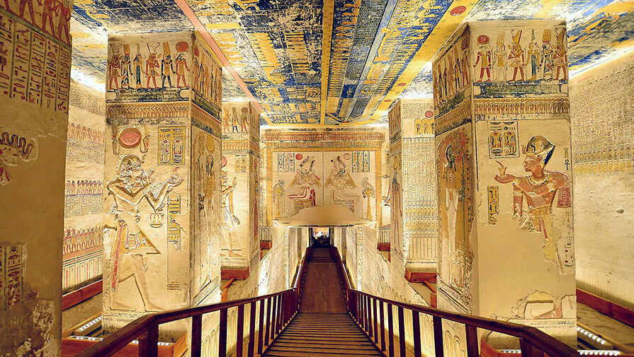 Интерьеры гробницы Рамсеса VI. XII век до н.э.