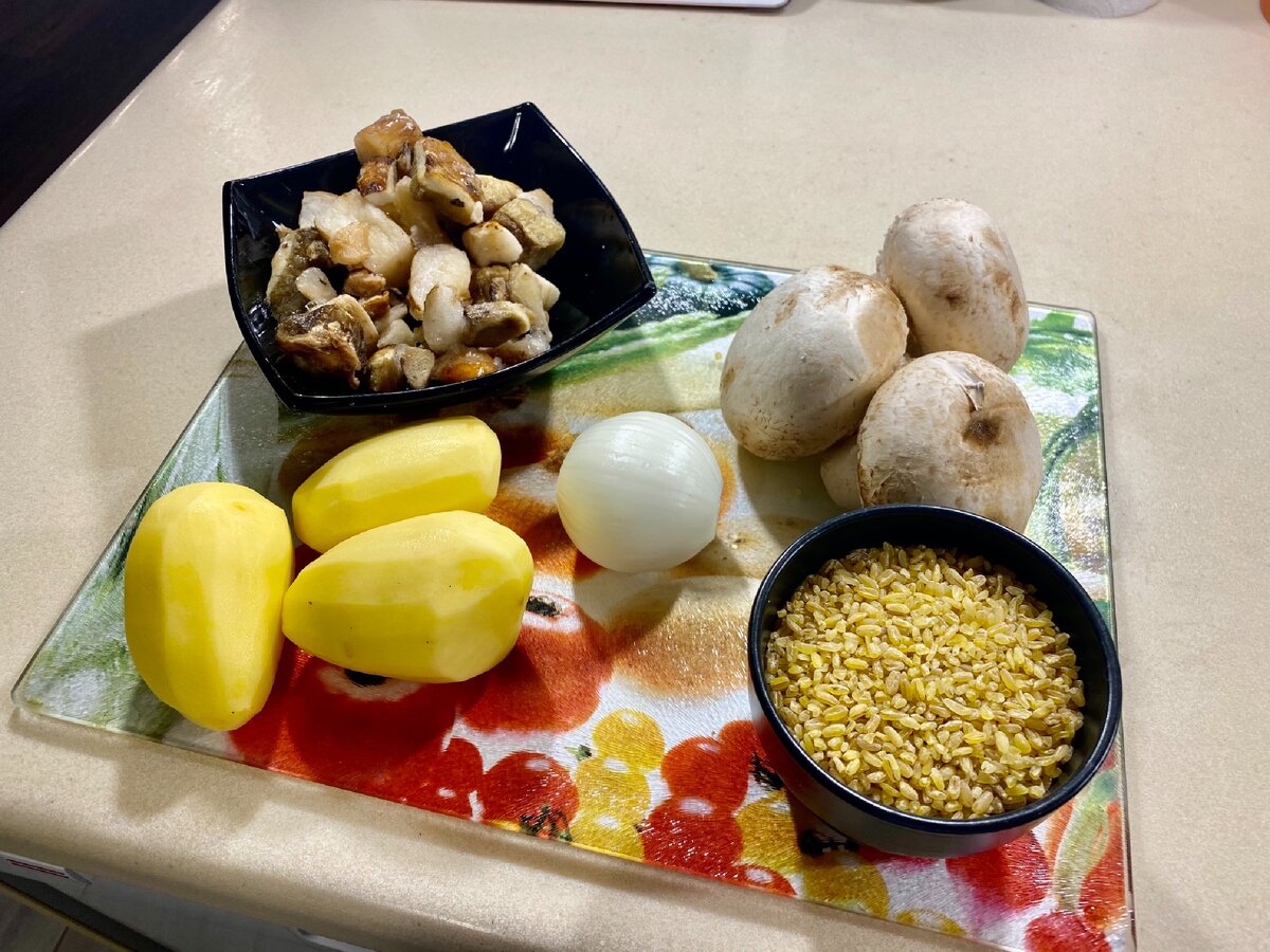 Основные ингредиенты для супа