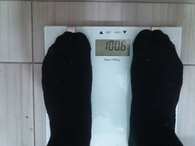 Вес на момент начала похудения.