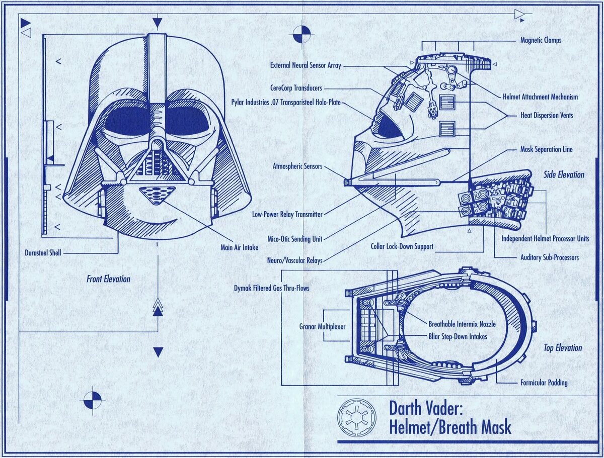 Выкройка «Дарт Вейдер»/Pattern PDF leather Dart Vader (V 30)