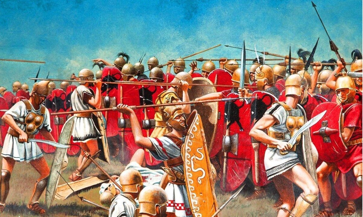 Войны между римлянами. Римские легионеры Пунические войны. Галлы, Этруски, самниты. Битва Пирра с римлянами.