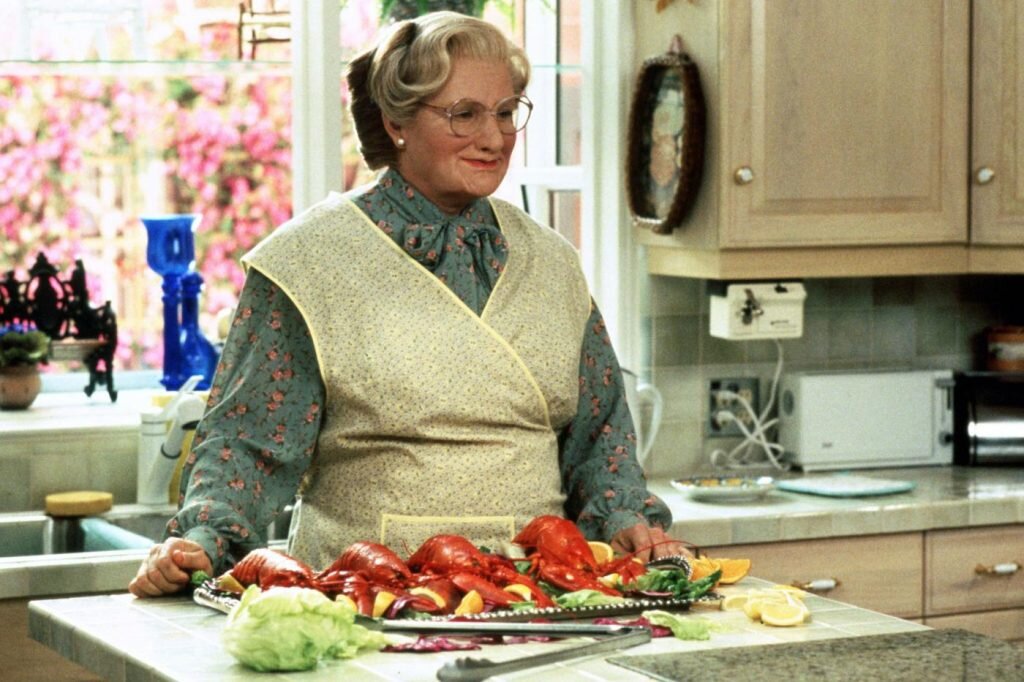 Кадр из фильма «Миссис Даутфайр»