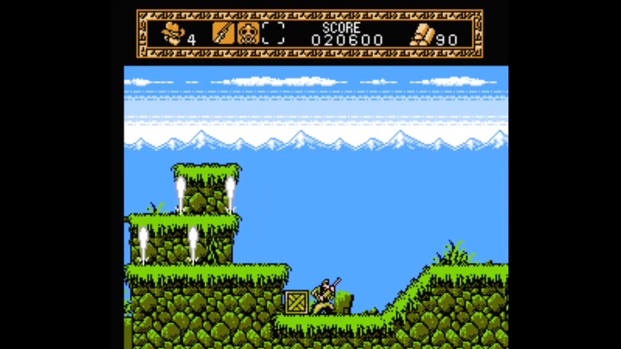 Dendy (Famicom,Nintendo,Nes) 8-bit Young Indiana Jones Chronicles Level 2  France.avi