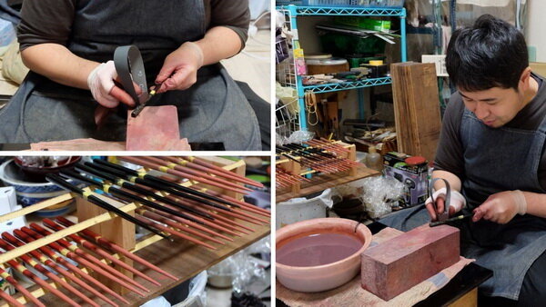Промыслы японии. Японские промысла. Традиционный японский ремесленный инструмент. Японский ремесленный нож. Японская лакированная посуда.