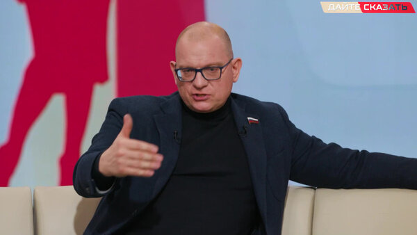 Сенатор Долгов заявил, что резолюция ГА ООН о репарациях носит рекомендательный характер. Видео © YouTube / "Дайте сказать"