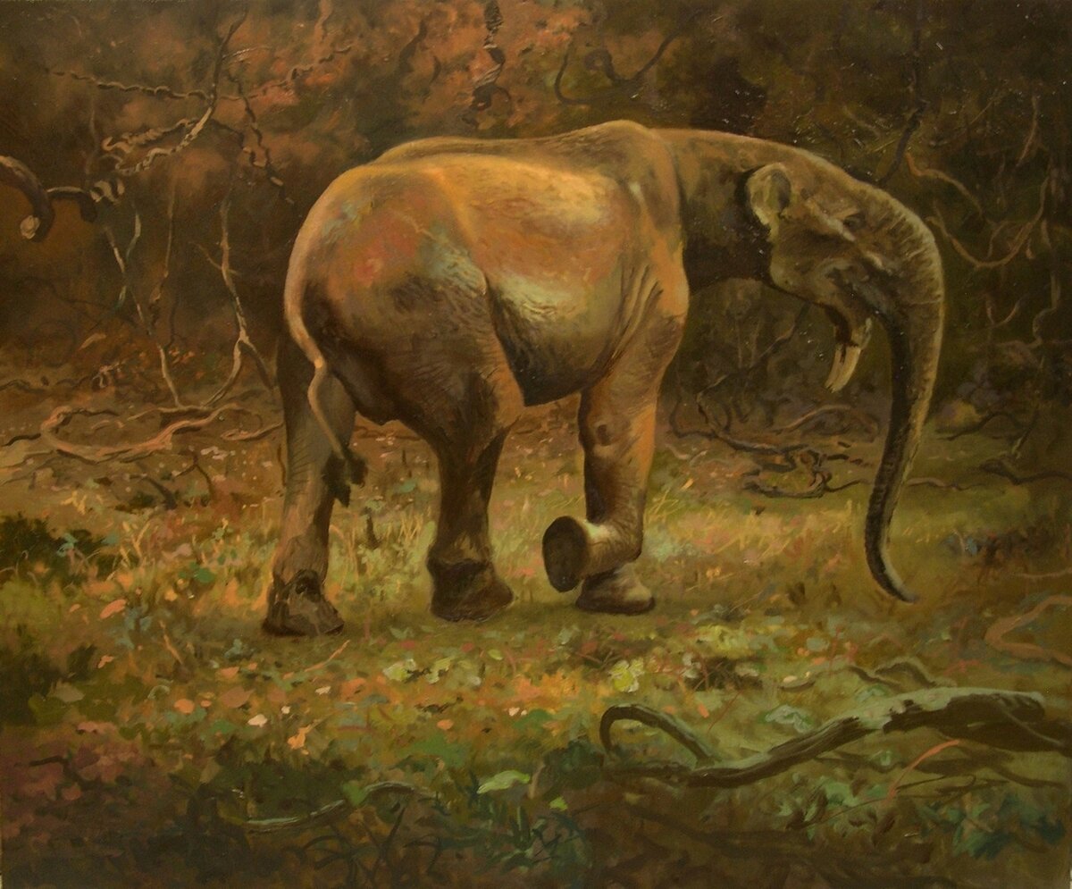 Гигантский слон арт