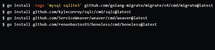 Boneless: интерфейс командной строки