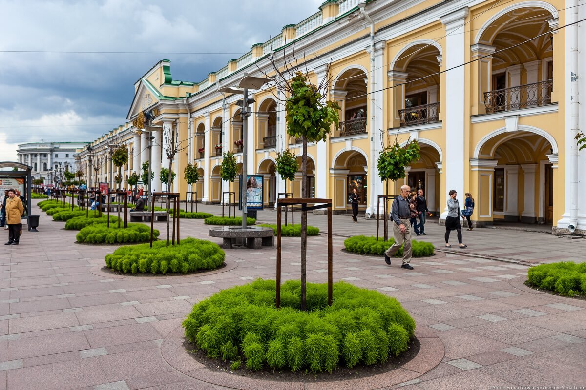 Карта питер гостиный двор