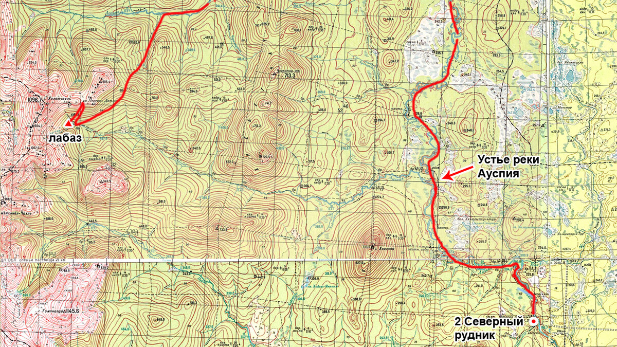 "Маршрут похода по дням" следователя Иванова.
