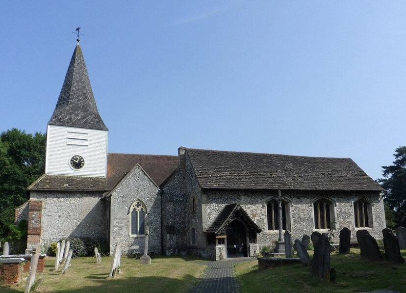 Церковь Святого Николая, Черч-роуд, Грейт-Букхэм, район Мол-Вэлли, графство Суррей, Англия.