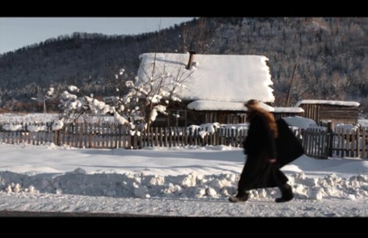 Стоп-кадр из будущего фильма.  Съемки 2012 года. 