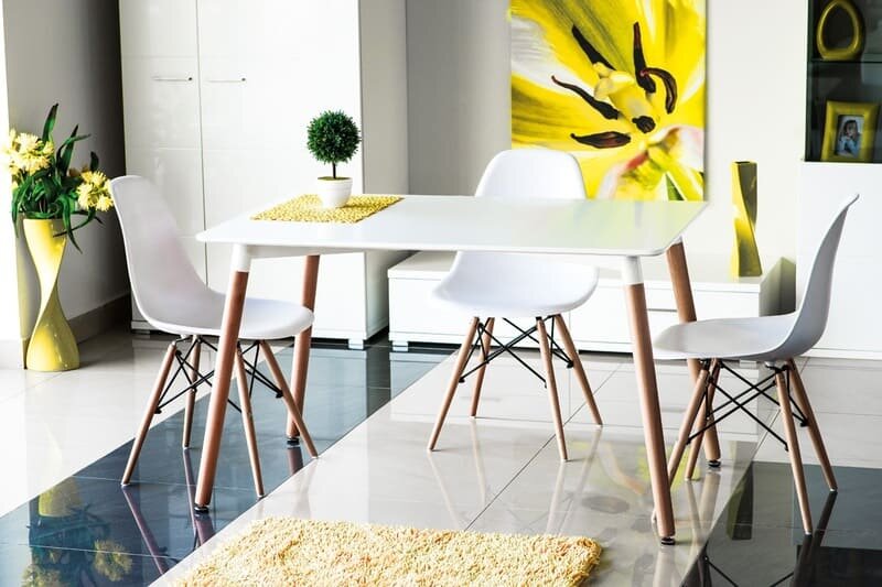 Какой цвет подойдет к белой кухне — какие стол и стулья сочетаются с белым интерьером?