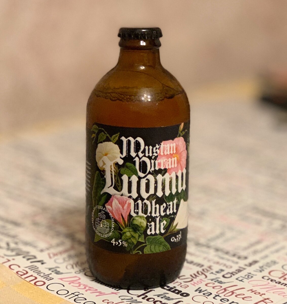 Mustan Virran Luomu Wheat Ale