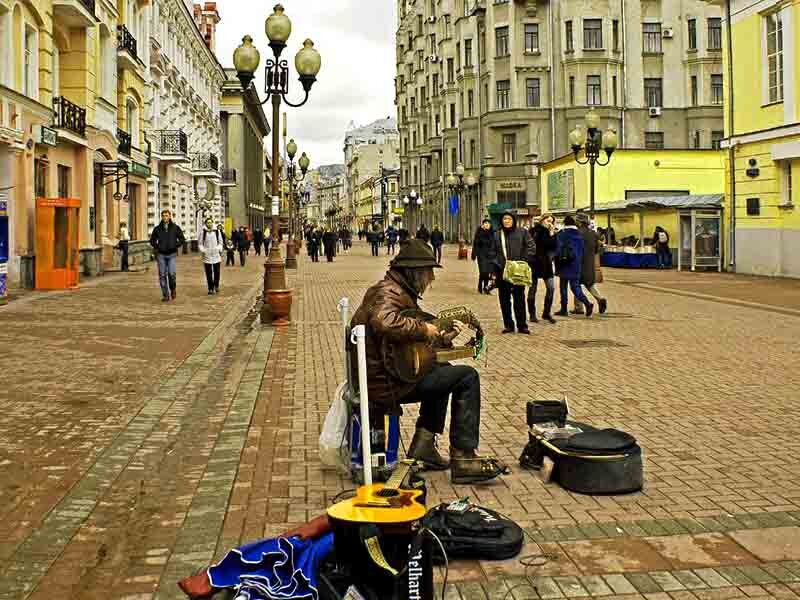 Старый Арбат — главная достопримечательность Москвы