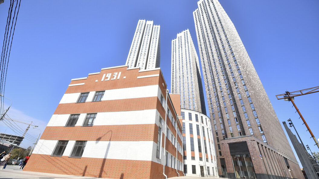 Новые жилые дома-башни на Пресне в районе Грузинского вала . Фото с сайта tsargrad.tv