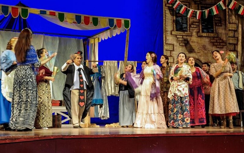 Постановка оперы "Паяцы" в Ашхабаде. Фото "Азатлык"