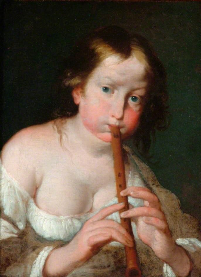 Иоганнес Верспронк. Девушка с флейтой