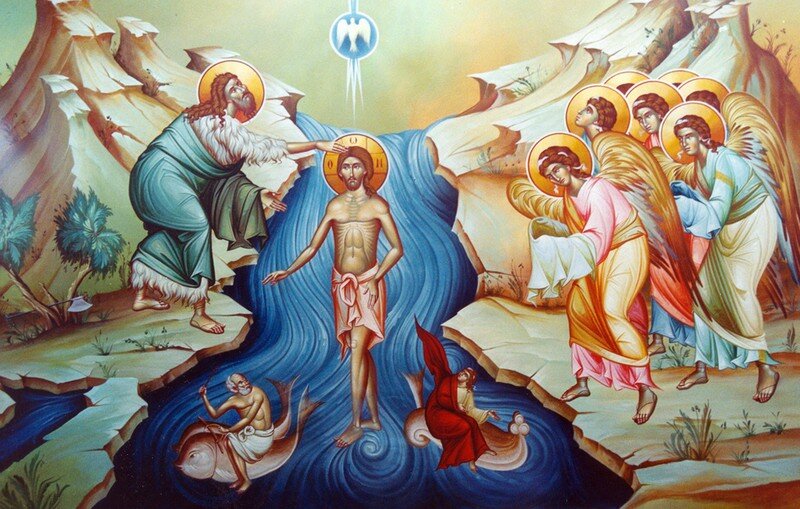 Икона Крещение Господне.