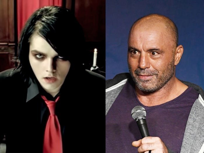 Солисты "My Chemical Romance" Джерард Уэй и подкастер / ведущий Джо Роган являются двоюродными братьями

