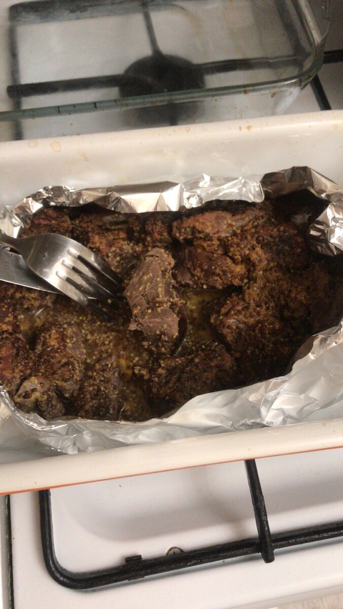 это одно из моих любимых блюд - говядина в меде и дижонской горчице, безумно вкусно