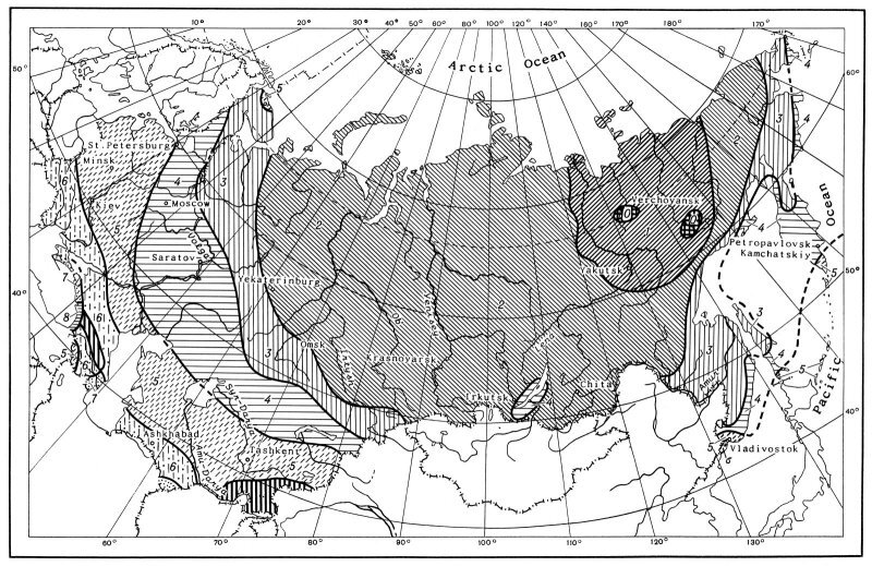 Климатическая зона 4. Климатическая зона России зимостойкости России. Карта России с температурными зонами. Карта зон зимостойкости России. Карта зона морозостойкости СССР.