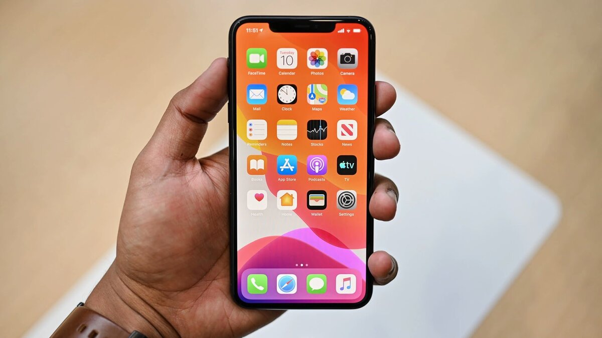 iPhone 11 Pro Max с установленным Apple A13 Bionic