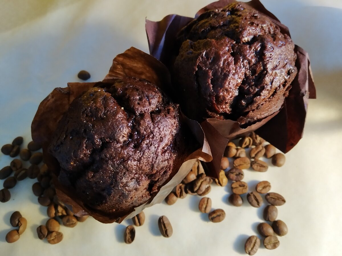 Шоколадные маффины из "Магнита".