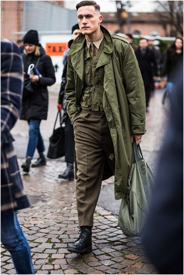 Милитари стиль в одежде — мужские и женские образы года в военном стиле