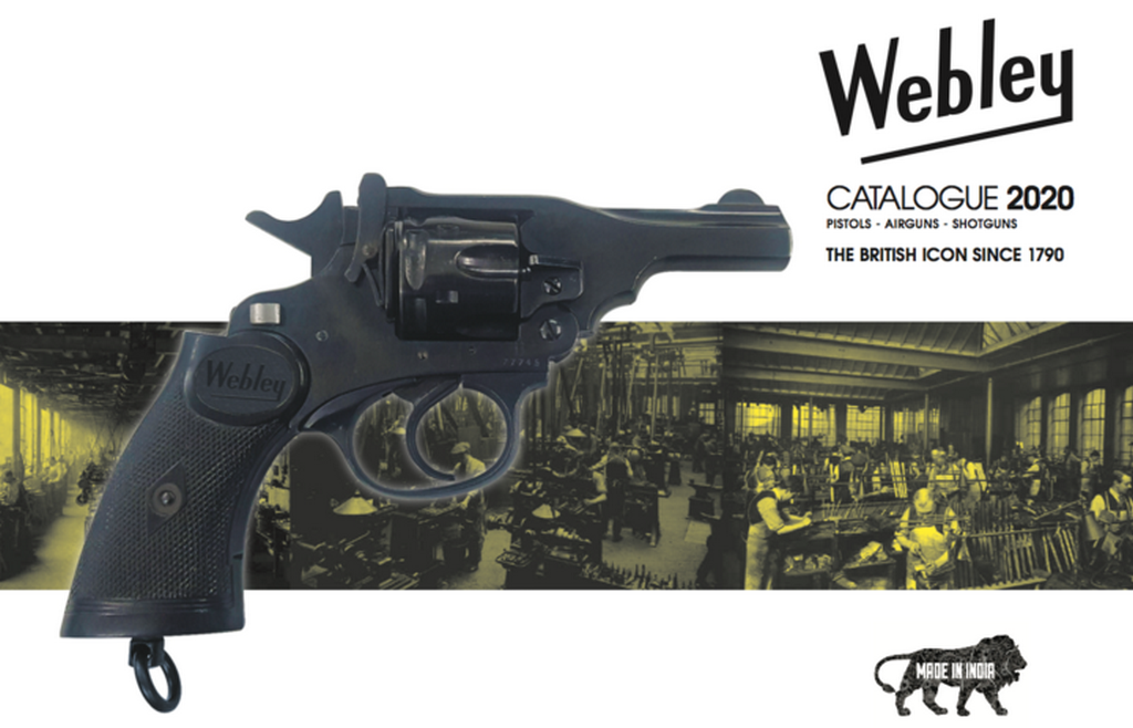 Обложка нового каталога некогда британской «до мозга костей» компании Webley & Scottе. Обратите внимание на надпись в нижнем углу - MADE IN INDIA