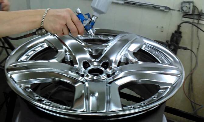 Нанесение хрома на диски