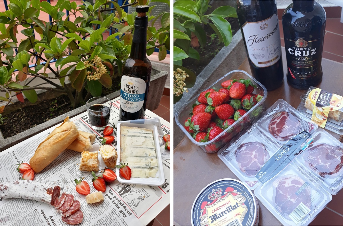 Пикник на балконе