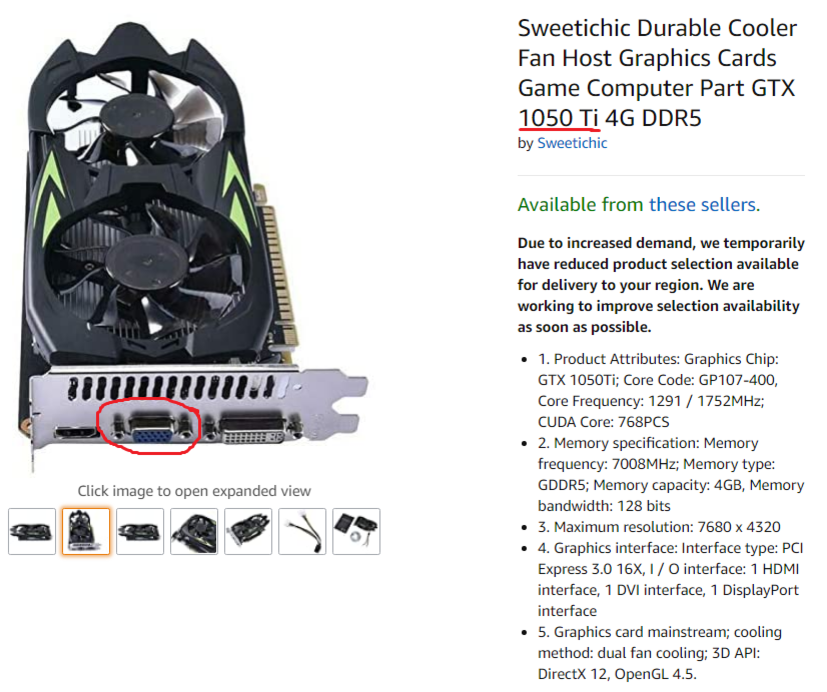 Видеокарты nvidia работоспособность. Разъёмы подключения видеокарты GTX 1050 ti. Серийный номер видеокарты GTX 1050 ti. 1050ti VGA. Видеокарта 1050 ti с ВГА
