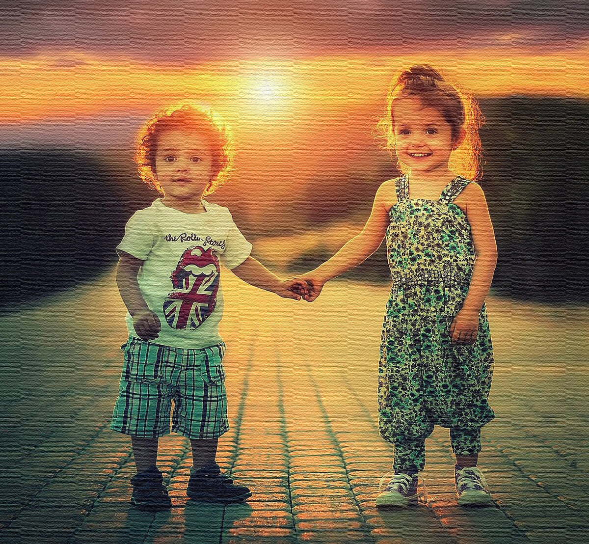 Вот такое оно беззаботное детство... (источник фото - pixabay.com)