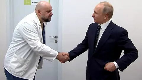 встреча с В.В. Путиным до заболевания.